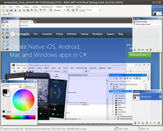 Paint.NETをmonoで動くようにした「paint-mono」(ちなみにLinuxならpintaの方がお勧め)