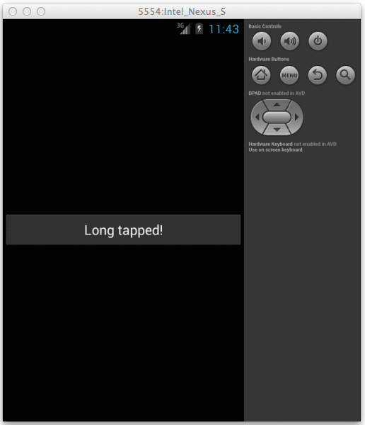 図3 実行画面(Android)