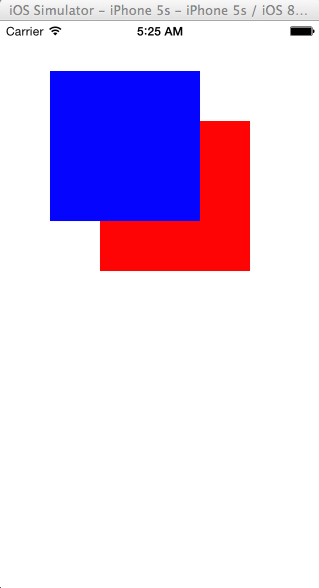 図2 iOSの画面: BoxViewコントロールの表示例