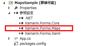 図6 各プロジェクトに追加された参照(共通プロジェクト)