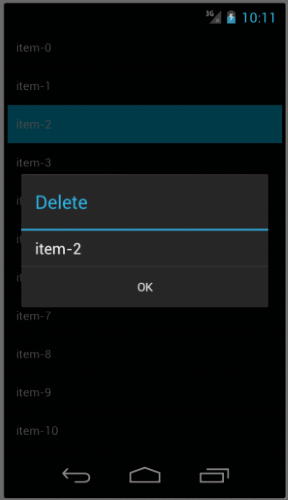 図3 コンテキストアクションを追加した画面(Android)-2
