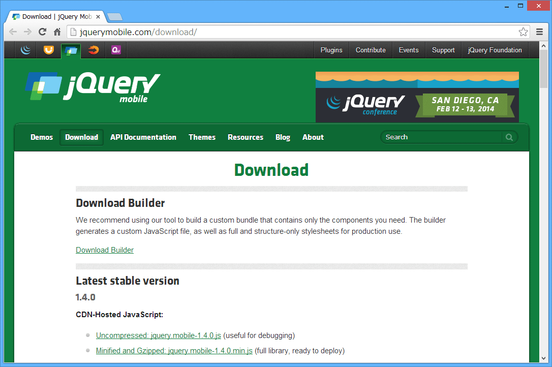 jquery mobile app builder